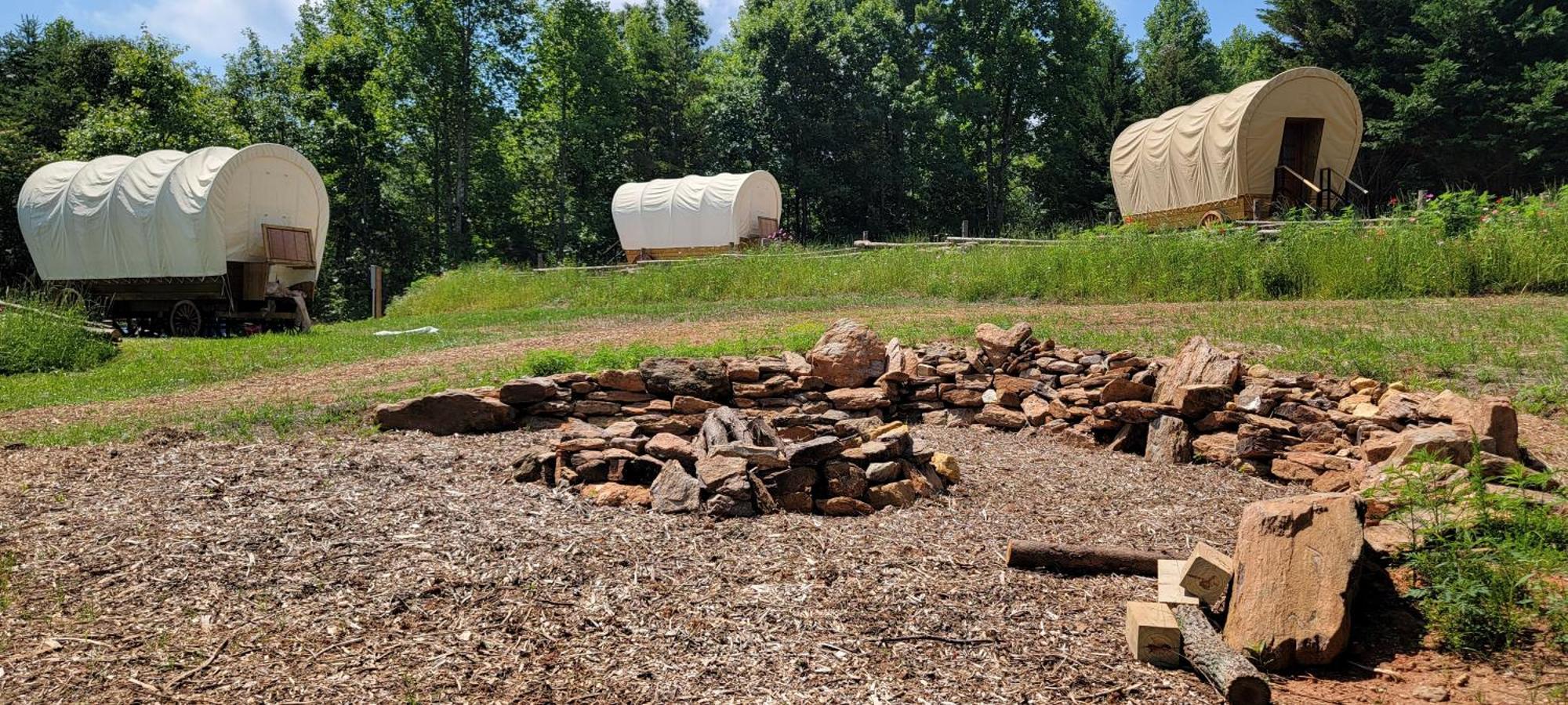 Covered Wagons Hill Camp - Wagon 4 Lenoir Eksteriør billede